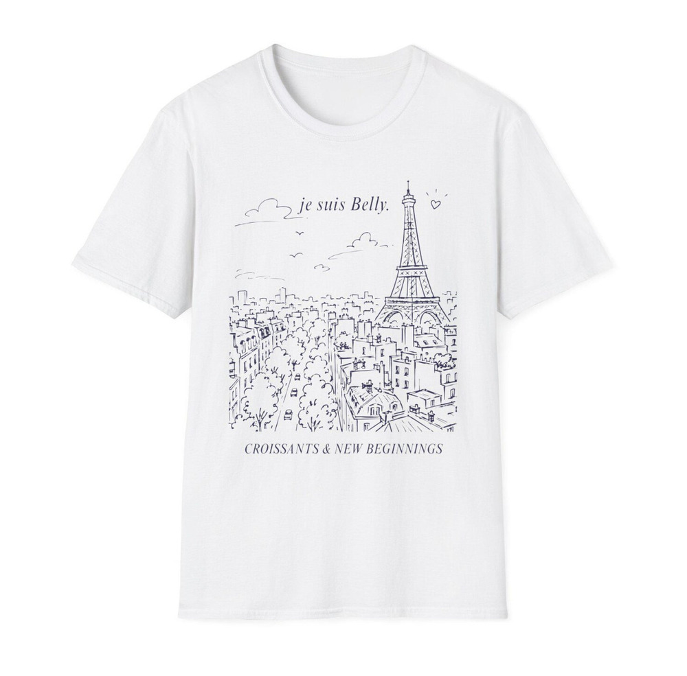 Je Suis Belly Shirt, The Summer I Turned Pretty Tee, Croissants